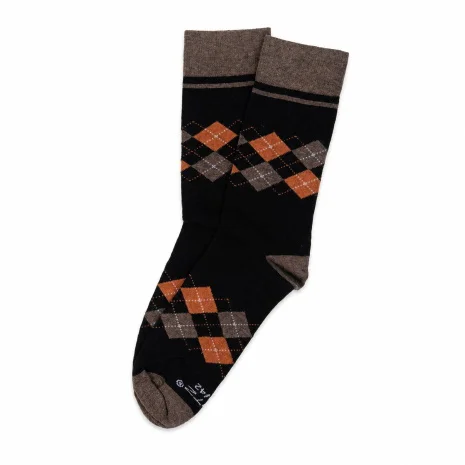 BATZ 2 pár Men's argyle (dark mix) zokni