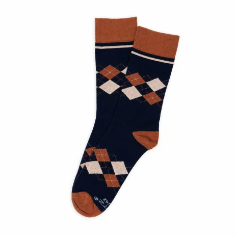 BATZ 2 pár Men's argyle (dark mix) zokni