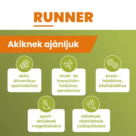 BATZ Runner egyedi talpbetét