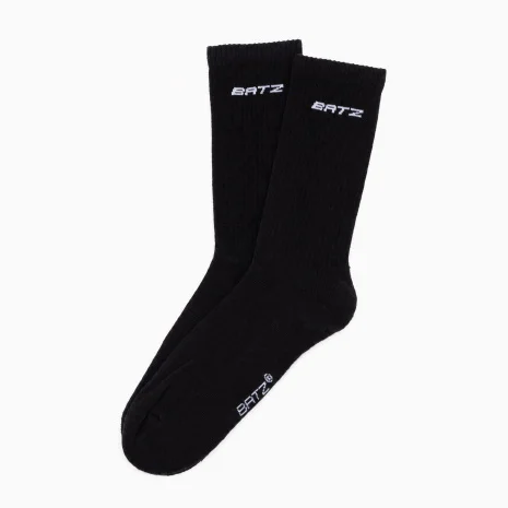 BATZ 2 pár Terry mid-calf (black/black) unisex zokni