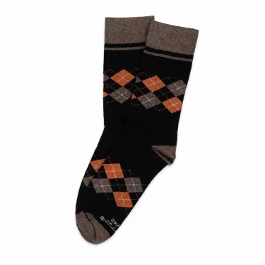 BATZ 2 pár Men's argyle (dark mix) zokni