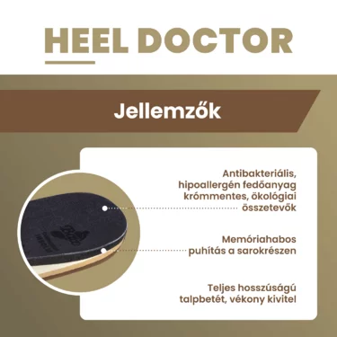 BATZ Heel Doctor egyedi talpbetét