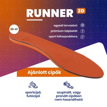 BATZ Runner egyedi talpbetét