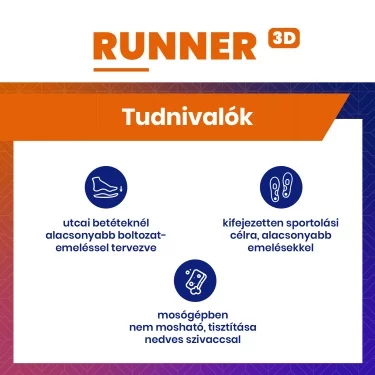 BATZ Runner egyedi talpbetét