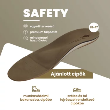 BATZ Safety egyedi talpbetét
