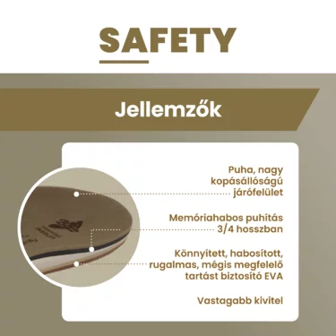 BATZ Safety egyedi talpbetét