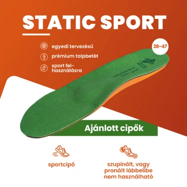 BATZ Static Sport egyedi talpbetét