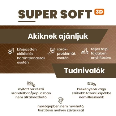 BATZ Super Soft egyedi talpbetét
