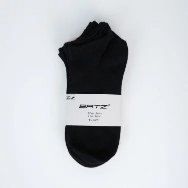 BATZ LifeStyle 3 pár One size (black/black/black) bokazokni