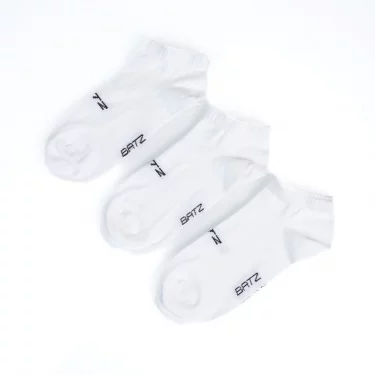 BATZ LifeStyle 3 pár One size (white/white/white) bokazokni