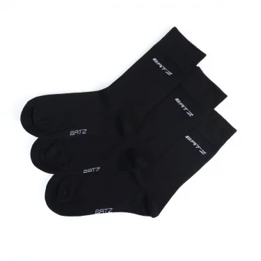 BATZ LifeStyle 3 pár Férfi (black/black/black) klasszikus zokni