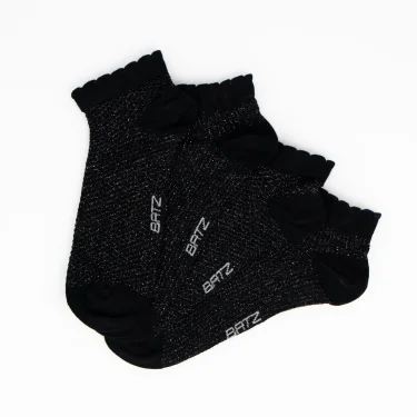 BATZ LifeStyle 2 pár Grace (black/black) zokni