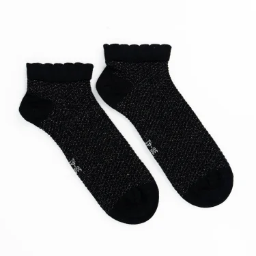 BATZ LifeStyle 2 pár Grace (black/black) zokni