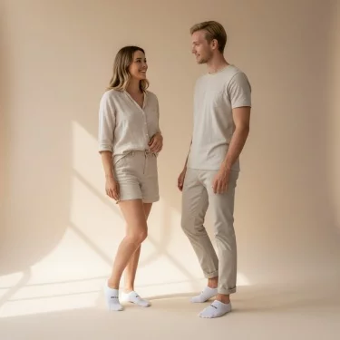 BATZ LifeStyle 3 pár Unisex (white/white/white) titokzokni