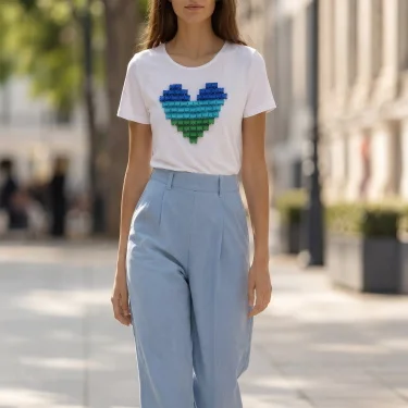 BATZ X VIKTORIAVARGA Peacock LOVE női póló