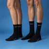 BATZ 2 pár Terry mid-calf (black/black) unisex zokni